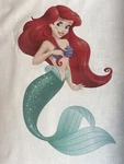 Disney Princess Ariel Quilt Block Sew Square Kid Diy Lap The Little Mermaid #2. Fixed Price $29.99.