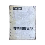1998 Yamaha YFM600FWAK Service Manual LIT-11616-11-02. Fixed Price $26.35.