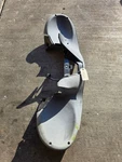 03-06 2006 Aprilia Scarabeo 500 Guard Handlebar Cowl Fairing Shield. Fixed Price $64.95.