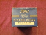 1932-1942 Ford Flathead V-8 Piston Rings .020, Nos 81AS-6149-G Box Never Opened. Fixed Price $50.00.