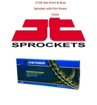 Jt Front Rear Sprocket Kit 13/36 Fire Power 420 Chain Honda TRX70 ATC70 82-87. Fixed Price $52.10.