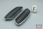 2004 Harley Road King Front Driver Foot Board Pad Set Streamliner Chrome #4057. Fixed Price $59.44.