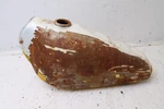 1974 Yamaha TY250 Gas Fuel Tank - Very Rough Condition Dents Holes Rust. Fixed Price $75.00.
