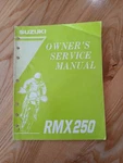 Genuine Suzuki 1996 RMX-250 99011-05D57-03A Service Manual Fast Shipping Oem. Fixed Price $20.00.