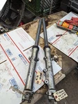 1983 Suzuki GR650D Front Fork Tubes. Fixed Price $90.00.