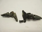 1984 Yamaha Front Rider Foot Pegs Steps With Brackets Pair L. Fixed Price $19.16.