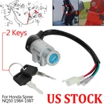 For Honda Spree NQ50 1984-1987 Ignition Switch 2 Keys Harness Kit Scooter Us. Fixed Price $25.99.