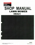 Honda HRA21 Lawn Mower Shop Manual : 6196300. Fixed Price $42.89.