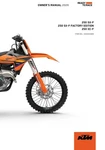 Ktm Owners Manual Book Guide 2026 250 Sx-f Factory Edition Us. Fixed Price $20.00.
