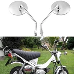 For Yamaha Chappy LB50 LB80 Motorcycle Side Mirrors Rearview Chrome 10MM 8MM. Fixed Price $28.02.