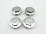 Chrome Finned Rocker Covers Triumph 650 Chopper Bates Webco Wassell 20378RS. Fixed Price $19.99.