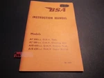 Bsa Instruction Owners Book Manual 00-4078 A7 A10 Super Rocket Golden Flash A146. Fixed Price $18.00.
