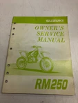 Suzuki RM-250 RM250 1997 Oem Factory Owner's Service Manual P/n 99011-37F52-03A. Fixed Price $19.99.