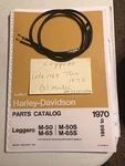 1970 Harley Aermacchi M-65CC Leggero Throttle Cable 56357-69PB Amf. Fixed Price $103.83.