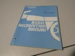 Kawasaki Factory Model Recognition Manual 82 85 99930-1003-01. Fixed Price $74.99.