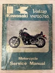 Kawasaki 99924-1054-01 1985 Vulcan VN700.750 Service Manual. Fixed Price $29.00.