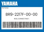 Yamaha Genuine Rod, Connecting BR9-2217F-00-00. Fixed Price $165.59.