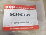 99923-70974-LPT Spring Preload Tool Suzuki, New Sealed Genuine Oem Part Free S&h. Fixed Price $24.99.