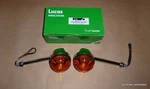 Genuine Lucas Turn Signal Pair Front 54057567 60-4104 56606 Triumph Bsa Norton. Fixed Price $79.00.