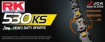 Rk Heavy Duty Chain, Links Natural 530KS-120. Fixed Price $104.94.
