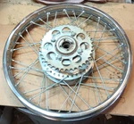 Honda 1968-1972 CB350 CL350 (1970 SL350) Rear Wheel Nice!. Fixed Price $199.99.