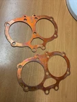 Genuine Nos 71-2315 Bsa A65 All Models Copper Cylinder Head Gaskets 68-0827 X. Fixed Price $20.15.