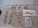 Harley Oem Saddlebag Guard Clamps & Mounts Flh Flt Ultra Electra Nos. Fixed Price $155.00.