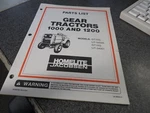 Homelite Parts List Manual Gear Tractors 1000 1200 GT10G GT12G JA-99043-3. Fixed Price $19.99.