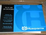 2002 Husqvarna TE570 TC570 New Oem Factory Owners Manual SMR570. Fixed Price $24.95.