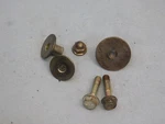 1983 Honda XL185S Rear Fender Bolts & Collar Washers. Fixed Price $19.99.
