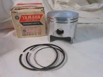 Yamaha, Nos, RT1, RT1M, 1970, Piston & Rings, 0.50 O/s, # 275-11636-00. G2. Fixed Price $24.99.