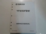 Yamaha YFM40FBW Motorcycle Service Shop Repair Manual LIT-11616-20-45. Fixed Price $19.99.