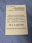 Garand 1C. Cal. 1D Manual Tm 9-1005-222-12 Original From 1969. Fixed Price $11.90.