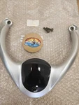 Pgo Genuine Scooter Buddy 50 Rear Grab Bar Luggage Rack Silver Carrier. Fixed Price $75.00.