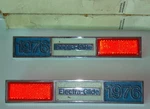 * 1976 Harley Davidson Flh Saddle Bag Trim Emblem Nos 90822-76 90823-76. Fixed Price $999.00.