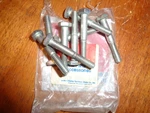Pack Of 9 Nos Harley Davidson Bolt 1/4"-20 1-3/4" Hex Head 3454. Fixed Price $15.00.