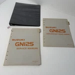 1983 Suzuki GN125D Factory Service Information Manual 99500-31000-03E. Fixed Price $17.99.