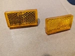 59252-69 Amf Harley Davidson Ironhead Shovelhead 2, Amber Reflectors Fender LOT2. Fixed Price $145.00.