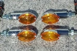 Kawasaki Kz 650 750 900 1000 Vulcan 800 1500 1600 Chrome/amber Ce Turn Signals. Fixed Price $19.95.