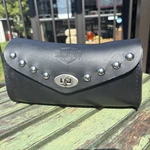 Harley Davidson Leather Tool Pouch Studded Motorcycle Bag Usa. Fixed Price $55.00.