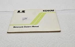 1986 Kawasaki KD80M Motorcycle Owner's Manual P/n 99920-1374-01 KD80-M8. Fixed Price $18.24.