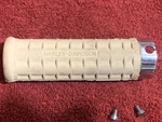 Harley-davidson Panhead 1949-1953 Nos White Closed End Grip Assembly 56212-49. Fixed Price $200.00.