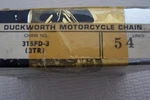 Vintage Duckworth Motorcycle Chain No. 315FD-3 (3TR) 54 Links Unused Old Stock.. Fixed Price $29.99.