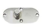 Oval Inspection Chrome Left Side For Harley-davidson. Fixed Price $50.99.