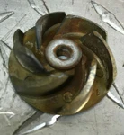 Kawasaki KX250 Waterpump Impeller , Used Item 1984-87 P/n 59256-1002. Fixed Price $70.00.