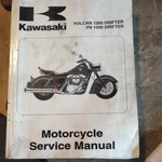 Kawasaki Vulcan Vn 1500 Drifter Motorcycle Service Manual Part 99924-1246-01. Fixed Price $40.00.