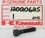 Nos Genuine Kawasaki Socket Bolt 6X25 Hardware Part# 120Q0625. Fixed Price $9.65.