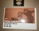 1978 Amf Aermacchi Harley Davidson Sx/ss 175/250 Owners Manual 99463-78 Nos. Fixed Price $20.00.