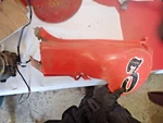 1980 Honda Right Side Number Plate Cover #2. Fixed Price $89.99.