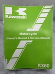 Genuine Kawasaki Factory Owners & Service Manual KX60-A1 Oem. Fixed Price $19.99.
